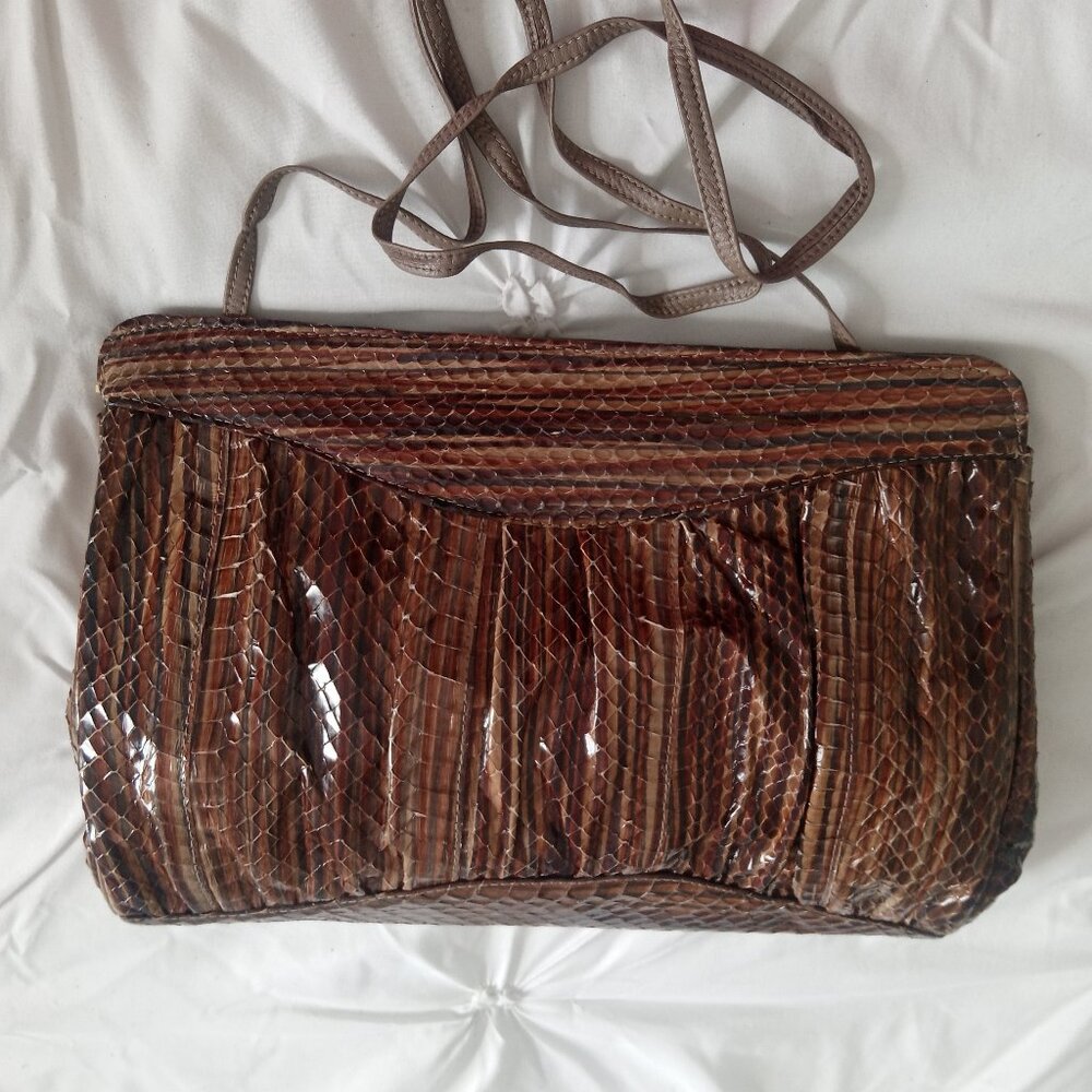 Vintage Lou Ran Snakeskin 12"x9"